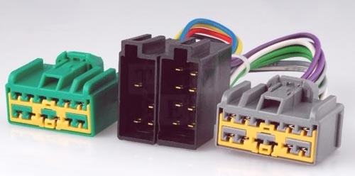 Adaptador para autorádio VOLVO S/V80 -» ISO macho (imagem para) Adaptador para autorádio VOLVO S/V80 -» ISO macho