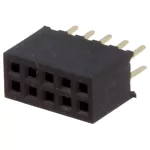 Barra de 10 pinos (2x5) fêmea 1.27mm para PCB (imagem para) Barra de 10 pinos (2x5) fêmea 1.27mm para PCB