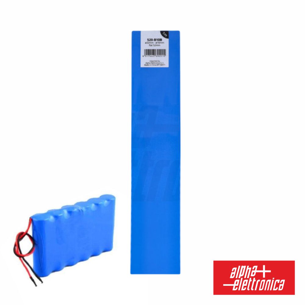 Manga Termoretráctil P/ Baterias ø32mm por 1M (imagem para) Manga Termoretráctil P/ Baterias ø32mm por 1M