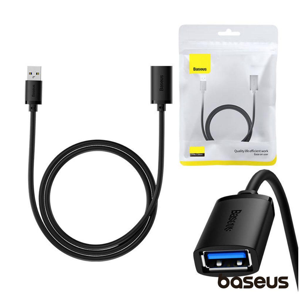 Cabo USB-A 3.0 Macho / USB-A Fêmea 3m Airjoy BASEUS (imagem para) Cabo USB-A 3.0 Macho / USB-A Fêmea 3m Airjoy BASEUS