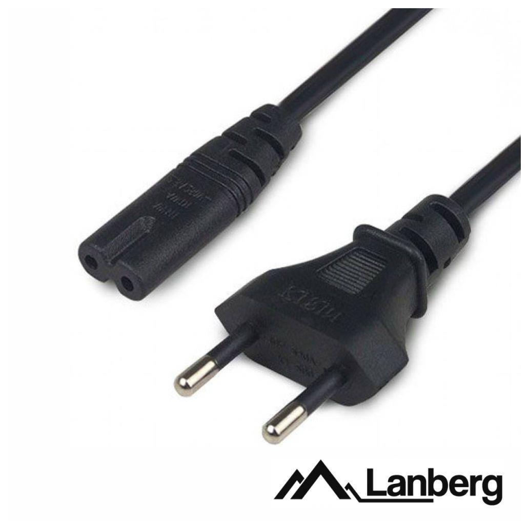 Cabo Alimentação AC Plano / Tipo 8 IEC C7 1.8m LANBERG (imagem para) Cabo Alimentação AC Plano / Tipo 8 IEC C7 1.8m LANBERG
