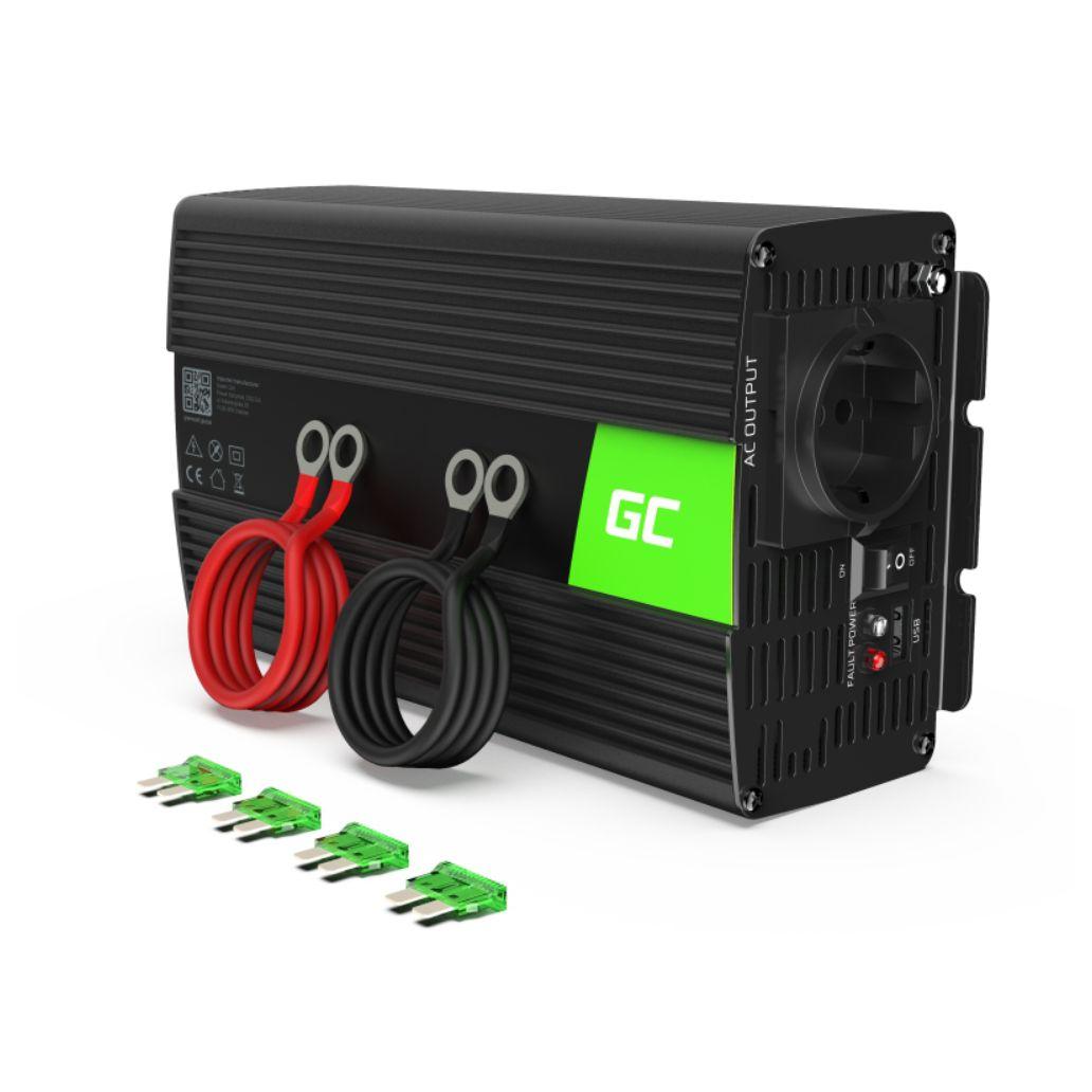 Conversor 24V-230V 1000W Onda Pura GREEN CELL (imagem para) Conversor 24V-230V 1000W Onda Pura GREEN CELL