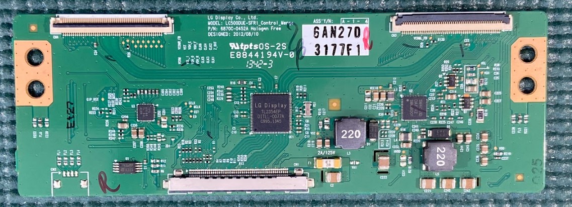 Placa T-CON LC500DUE-SFRI (imagem para) Placa T-CON LC500DUE-SFRI