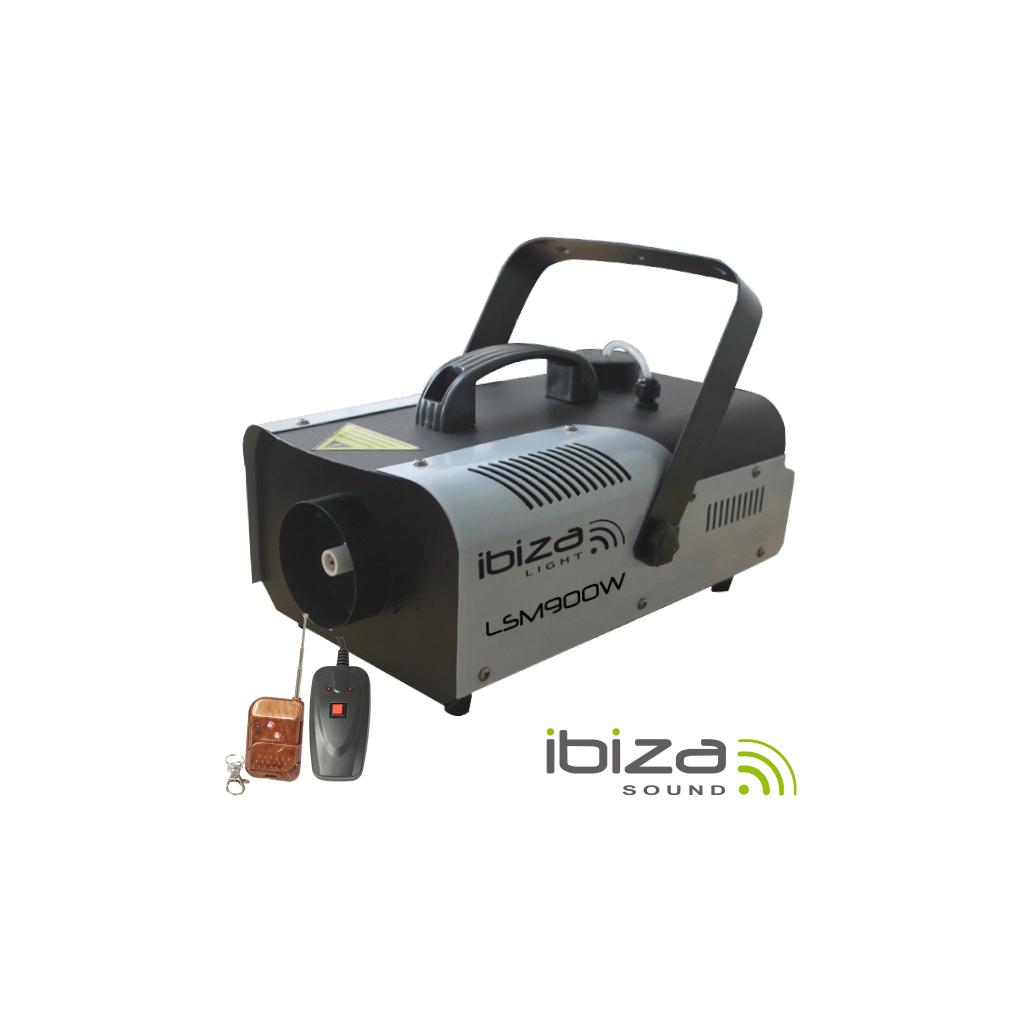 Máquina De Fumos 900W Controlador/Comando IBIZA (imagem para) Máquina De Fumos 900W Controlador/Comando IBIZA