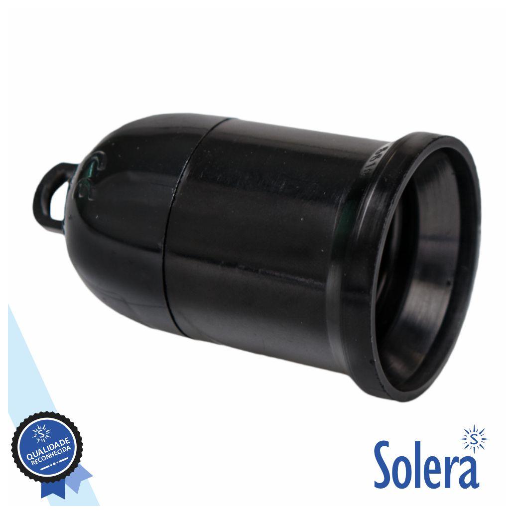 Casquilho P/ Lâmpada E27 Preto SOLERA (imagem para) Casquilho P/ Lâmpada E27 Preto SOLERA