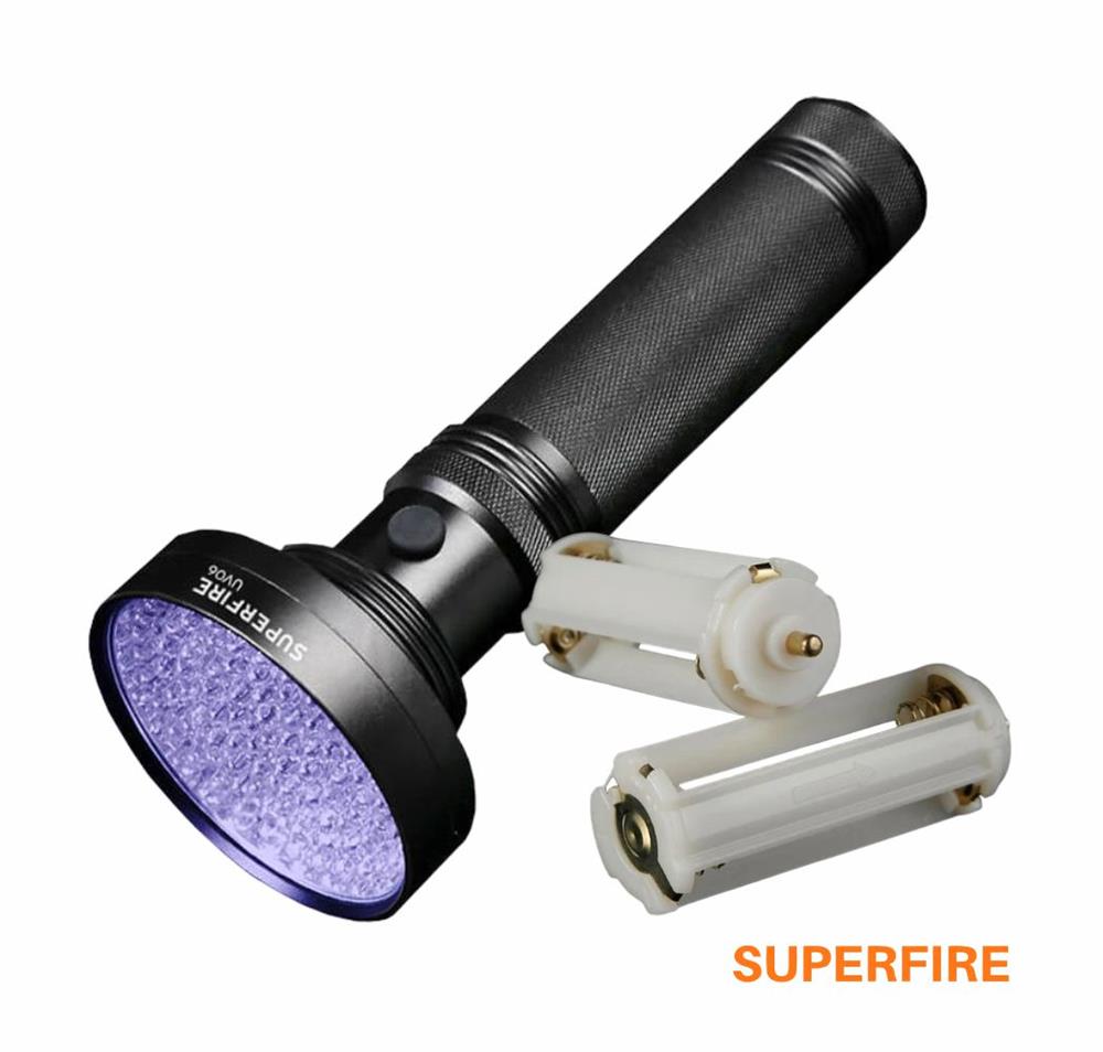 LANTERNA UV IP46 6W 395NM IP46 SUPERFIRE (imagem para) LANTERNA UV IP46 6W 395NM IP46 SUPERFIRE