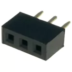 Barra de 3 pinos (1x3) fêmea 2.0mm para PCB (imagem para) Barra de 3 pinos (1x3) fêmea 2.0mm para PCB